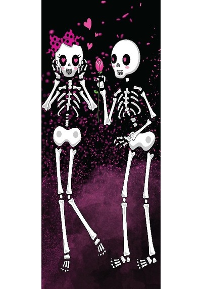 78 Parça Puzzle - Skeleton Love