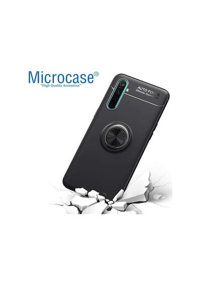 Microcase Realme Xt Focus Serisi Yüzük Standli + Nano (Seç) 417250854