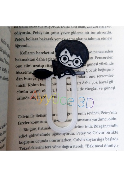 Ayyüce 3d, Harry Potter Figürlü Süpürgeli Uçan Kitap Ayracı
