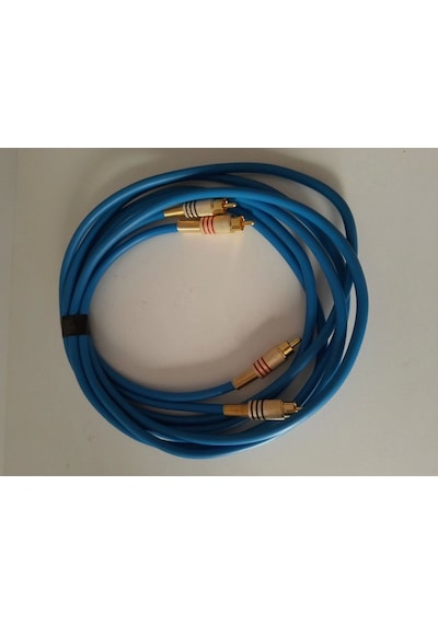 El Yapımı Amfi Rca Ses Kablosu 2 Metre - Parazit Yapmaz Güzel Ses