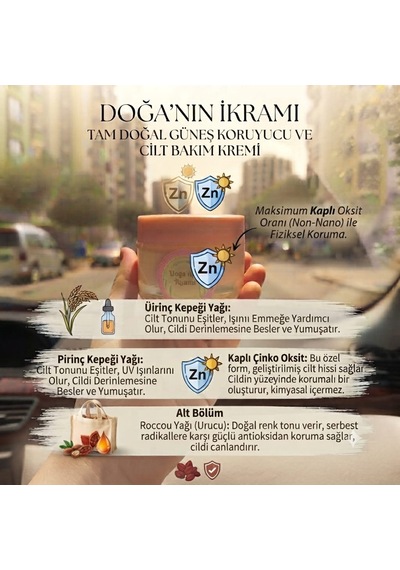 Doğanın İkramı Mineral Filtreli Doğal Güneş Kremi