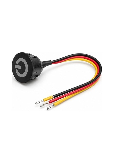 Pm-30799 3v Dc 10mm Gömme Dokunmatik Led Dimmer Kontrolcüsü Switch Buton Siyah