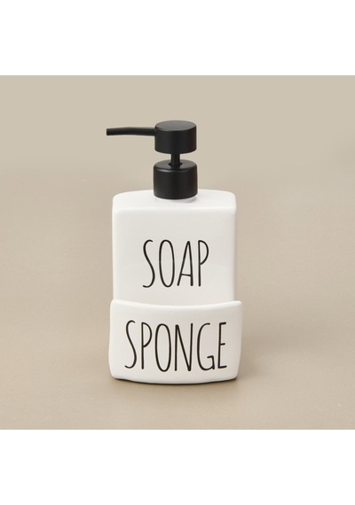 Soap Sıvı Sabunluk - Beyaz / Siyah Çok Renkli