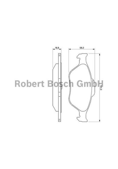 BOSCH 986495220 Fren Balatası Ön Fiesta IV 95- Fiesta V 01- Fusion 02- Puma 97- / Mazda 2 03- Mazda 121 96- Absli