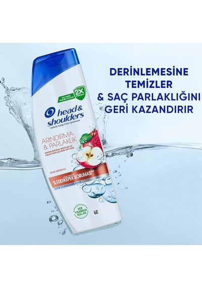 Head &amp Shoulders Arındırma Ve Parlaklık Kepeğe Karşı Etkili Şampuan 330ml