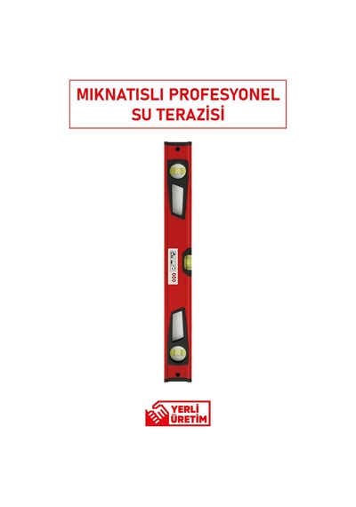 5526 Mıknatıslı Profesyonel Su Terazisi 120 Cm Hassas Ölçüm, Manyetik Ve Dayanıklı Alüminyum Gövde
