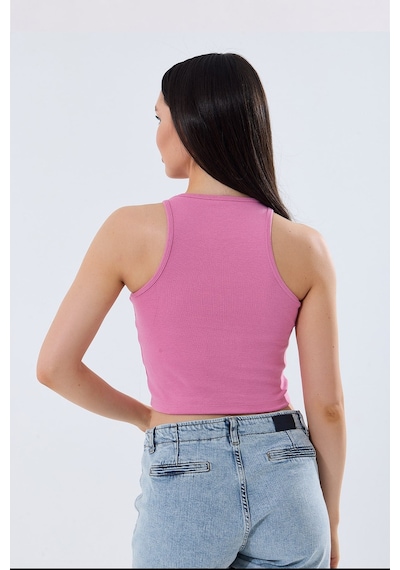 5'li Kadın Pamuklu Likralı Ribana Fitilli Crop Atlet Tişört 27120 Bordo 5'li Kadın Pamuklu Likralı Ribana Fitilli Crop Atlet Tişört 27120 Bordo