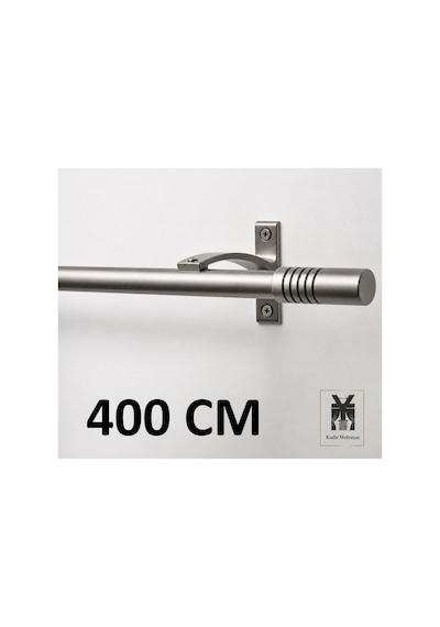 İnox Füme Alüminyum Tek Kanallı Rustik - Dekoratif Rustik İnox400cm - 891566114 İnox400cm
