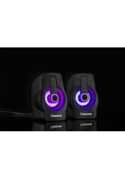 Classone Hoparlör 1+1 Usb Rgb X1b