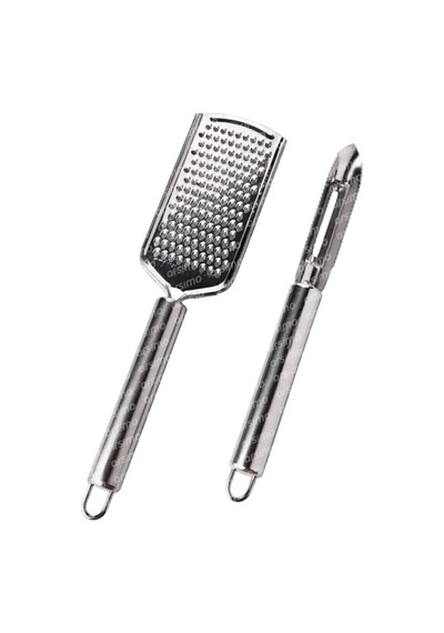 2'li Rende Ve Soyacak Seti Paslanmaz Metal Rende Soyacak Set Diğer