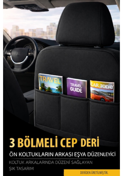 Speed Serisi Pike Kumaş Ticari 2+1 Oto Koltuk Kılıfı - Doblo-caddy-berlingo-dokker-courier-kangoo Uyumlu Siyah