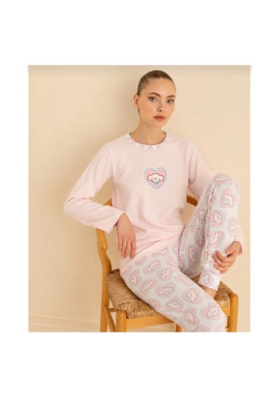 Genel Markalar Seamlife Kadın Uzun Kollu Desenli Pamuklu Pijama Takımı Pembe - 930344749 Pembe Genel Markalar Seamlife Kadın Uzun Kollu Desenli Pamuklu Pijama Takımı Pembe - 930344749 Pembe