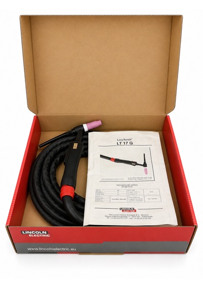 Lincoln Electric Lt 17 G Ergo Tıg Torcu 4 Metre Gaz Soğutmalı K10513-17-4 Argon Kaynak Torcu