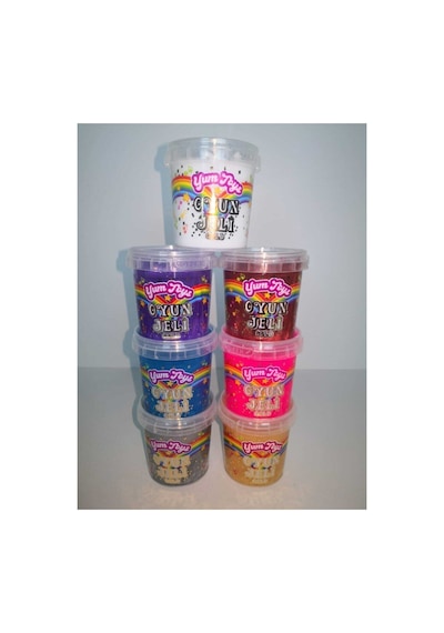 Yumtoys Gold Serisi Slaym - Hazır Slime 6 Renk 7 Kutu 140x7 Gr Gümüş, Sarı, Kırmızı, Mavi, Pembe, Mor, Beyaz