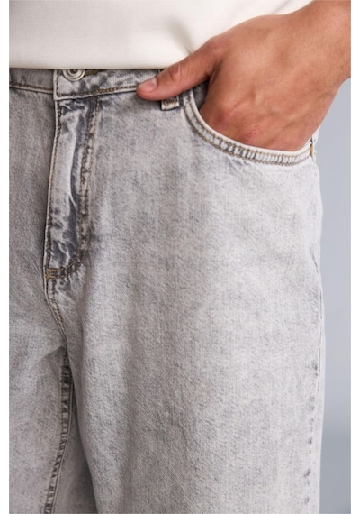 Defacto Baggy Fıt Bermuda G4194ax26smnm18 Gri-nm18