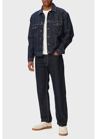 Tommy Jeans Pamuklu Relaxed Fit Kot Ceket Erkek Mont Dm0dm23328 1bk Mavi