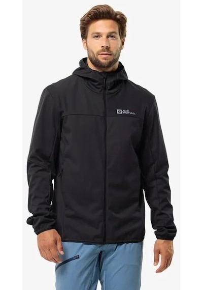 Jack Wolfskin Feldberg Hoody M Erkek Ceket-siyah Siyah