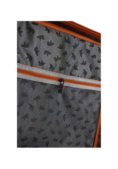 Bad Bear Logo Siyah Büyük Boy Tekerlekli Abs Valiz 95 Lt. - Siyah