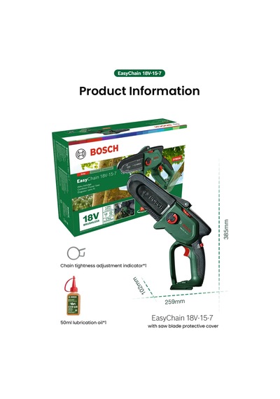 Bosch Budama Testere Easychain 18v-15-7 Pil Dahil Değil 326715100