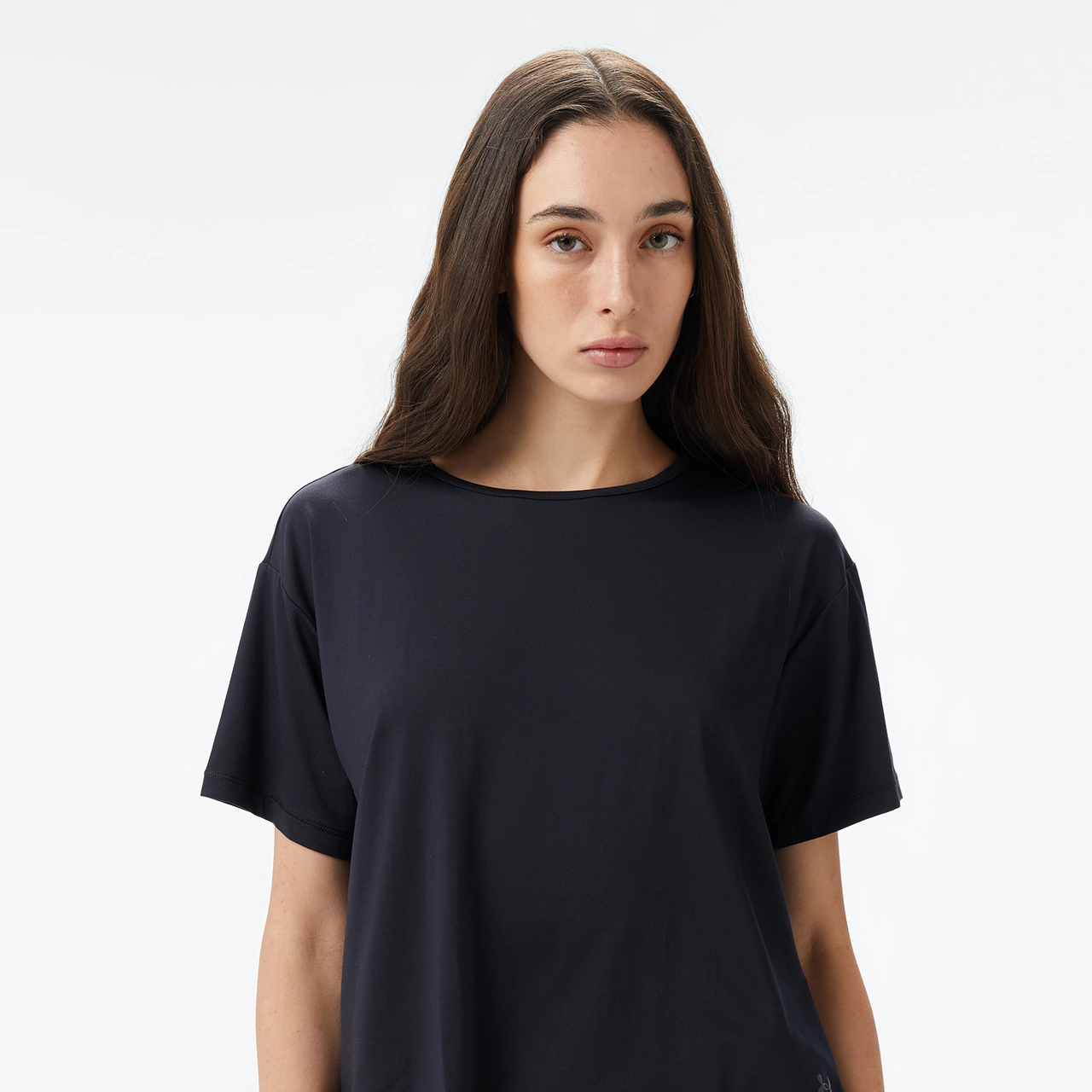 Under Armour Motion Ss Kadın Siyah T-shirt 1379178 SIYAH