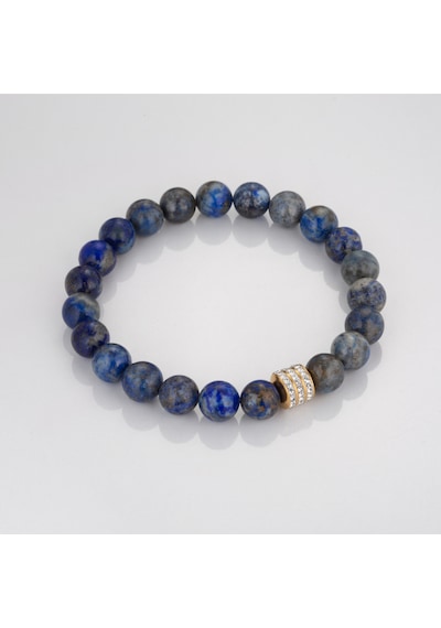 Mk Tasarım Gerçek Lapis Lazuli Taşı Bileklik Mkt.1.101.5 Çok Renkli
