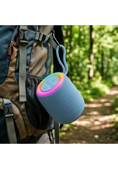 Bluetooth Hoparlör Kablosuz Taşınabilir Rgb Hoparlör Renkli Işıklı