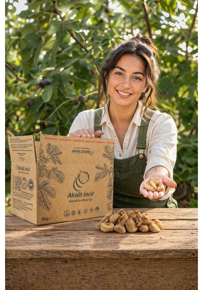 Naturel İri Boy Kuru İncir 3 Kg