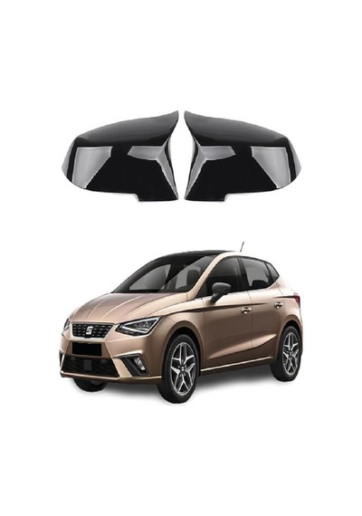 Seat İbiza 2017- Araca Özel Batman Yarasa Ayna Kapağı Pianoblack