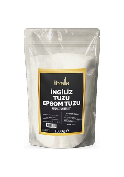 Fibrelle İngiliz Tuzu Epsom Tuzu 1 KG