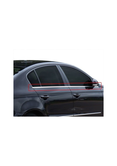 Volkswagen Passat 3C B6 Cam Çıtası 4 Prç  Krom 2005-2011