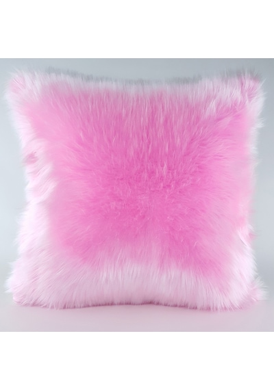 Mrs.Gugar Peluş Kırlent Kılıfı Pembe