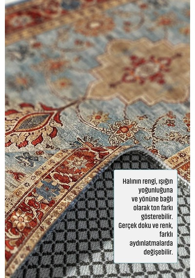 Yolluk Halı Kaymaz Taban Yıkanabilir Leke Tutmaz Kilim Özel Ölçü Koridor Halısı 3032 Çok Renkli