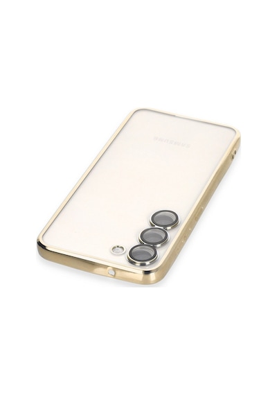 Samsung Galaxy Uyumlu , S23 Plus Kılıf Razer Lensli Silikon - Gold