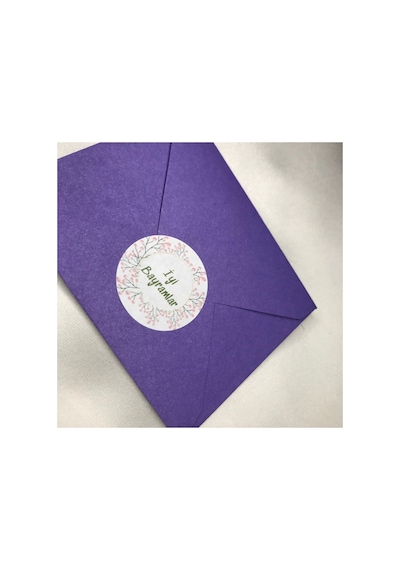 Kurban Bayramı Etiketi Tebrikler Sticker Ramazan Bayramı Kurban Festa Etiket 3 Cm - 400 Adet Çok Renkli