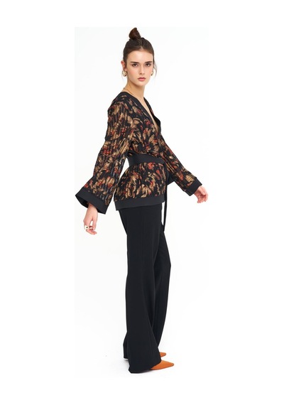 La Garita Eclıpse Kimono Siyah Siyah