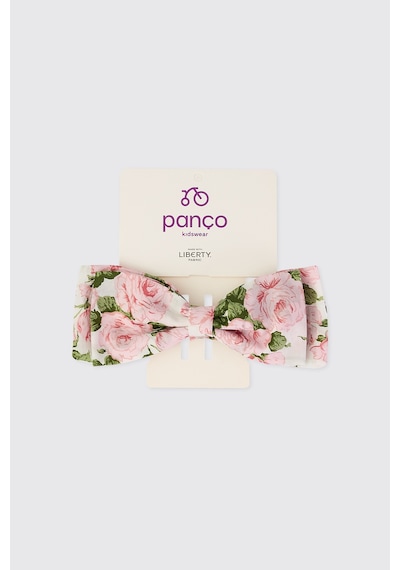 Panço Liberty Kumaş Kız Bebek Pembe Toka Seti 2612gb09020