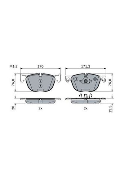 Bmw X6 E71 Xd 40D 3.0 2010-2014 Bosch Ön Balata