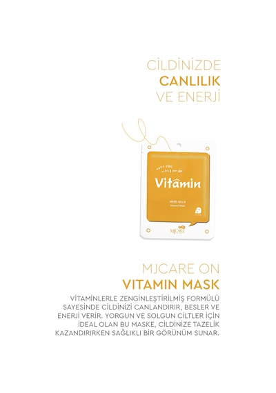 Mj Care On Vitamin Mask -vitamin Maskesi 8809220800221