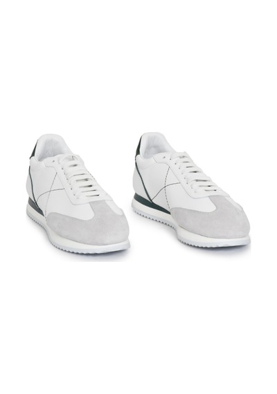 Tuna Hakiki Deri Beyaz Erkek Sneaker - Eva Taban 0804 Beyaz