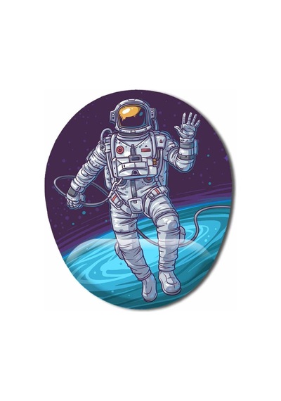 Astronot Merhaba Bilek Destekli Mouse Pad Mousepad