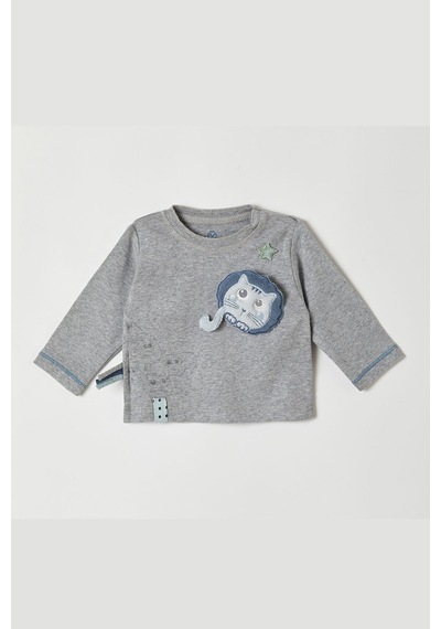 Organicera Organik Uzun Kollu Tshirt,Grey (435388692) Gri