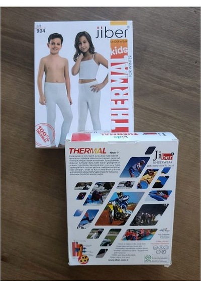 Jiber Kids Termal Ünisex Alt Içlik Çocuk Ekru