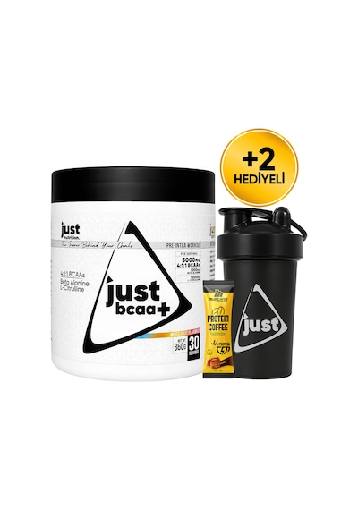 Just Nutrition Bcaa Amino Asit Tozu 360 Gr 30 Servis Karışık Meyve + Shaker + Protein Kahve Hediyeli