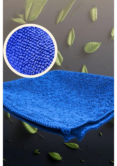 Çok Amaçlı Mikrofiber Temizlik Bezi Mavi 40x40 Cm Temizlik Bezi Araç Temizleme Kurutma Bezi 3 Adet Diğer