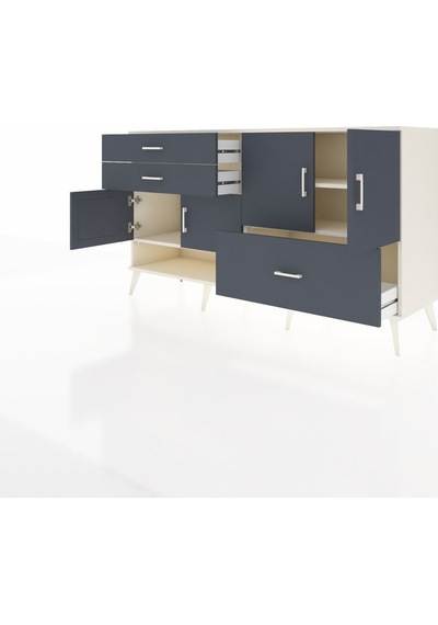 Hyperion Konsol 3 Raflı 3 Çekmeceli 4 Kapaklı 176x44x99 Aytaşı-an Aytaşı-antrasit Hyperion Konsol 3 Raflı 3 Çekmeceli 4 Kapaklı 176x44x99 Aytaşı-an Aytaşı-antrasit
