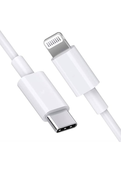 Apple Uyumlu iPhone Type-c To Lightning Hızlı Data Şarj Kablosu 1metre Beyaz Özel 1-Beyaz
