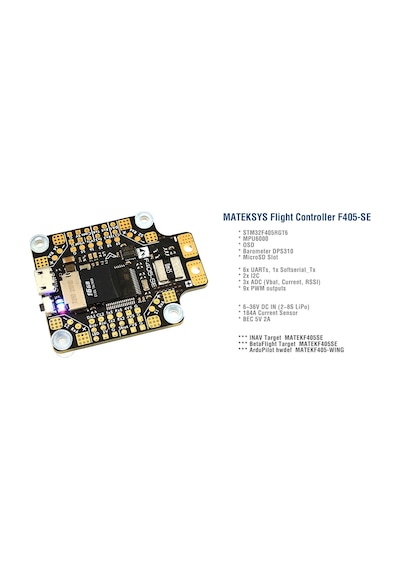 Matek F405-se Uçuş Kontrol Kartı Fpv Drone Kontrolcü Otopi...