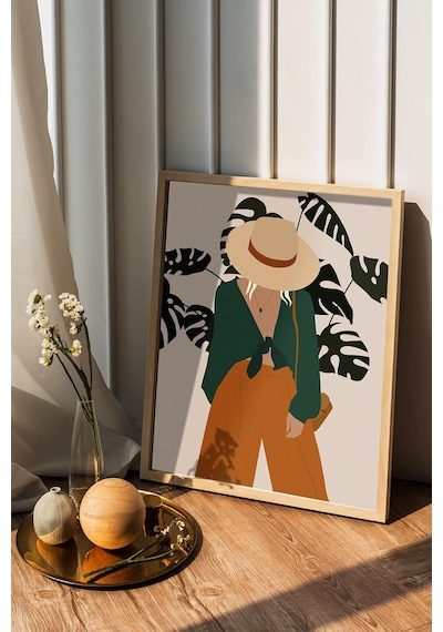 Çerçeveli Tekli Tablo Çerçeveler Dekorasyon Ev Dekoru 50x70 Ahşap Tablo 50 X 70 Tekli 173 Özc----173