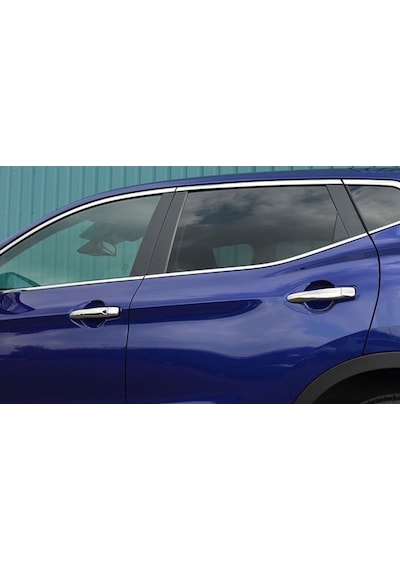Nissan Qashqai Uyumlu 2014 Ve Üzeri Krom Kapı Kolu 4 Kapı 2 Kapı Sensörlü Paslanmaz Çelik
