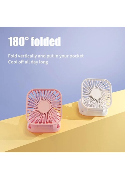 Torima F-05 Mini Fan Tutmalı Şarjlı 3 Kademeli Vantilatör Klima Soğutucu Fan Beyaz